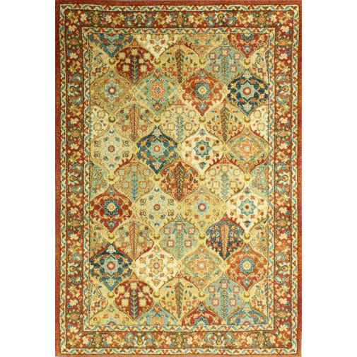 Three Posts Swifton Oriental Red/Orange Area Rug & Reviews Wayfair